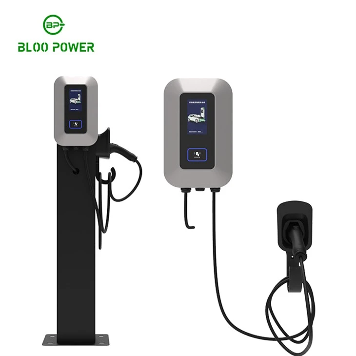 Big Capacity 7KW AC EV Charging Station Solar Panel Carport